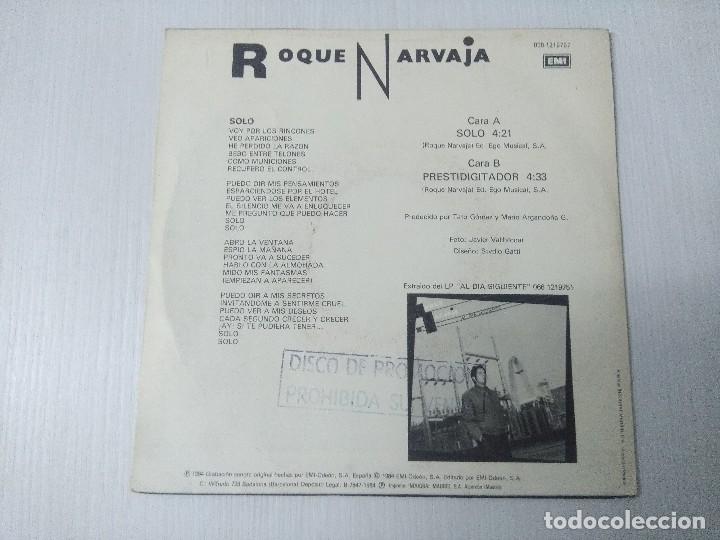 Discos de vinilo: ROQUE NARVAJA/SOLO/SINGLE PROMOCIONAL. - Foto 3