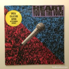 Discos de vinilo: HEART ‎– YOU'RE THE VOICE (LIVE) / CALL OF THE WILD ,SPECIAL COLLECTORS EDITION ETCHED DISC UK 1991
