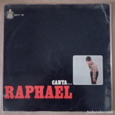 Discos de vinilo: LP CANTA RAPHAEL. VERSIÓN ESPAÑOLA. HISPAVOX AÑO 1966. Lote 310556068