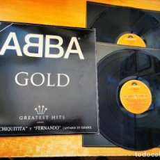 Discos de vinilo: ABBA GOLD GREATEST HITS 2 LP VINILO DEL AÑO 1992 ESPAÑA CONTIENE 19 TEMAS 2 TEMAS EN ESPAÑOL