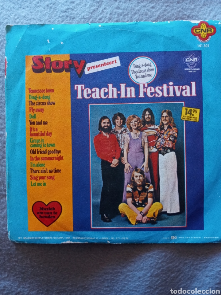 Discos de vinilo: Teach-In.-ding a dong..disco vinilo single - Foto 2