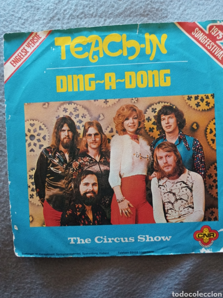 Discos de vinilo: Teach-In.-ding a dong..disco vinilo single - Foto 1