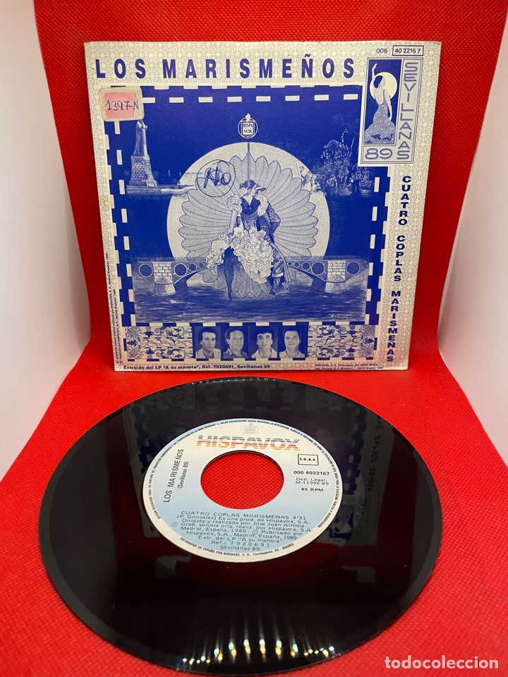 Discos de vinilo: Los Marisme&ntilde;os - Sevillanas 89 - Foto 1