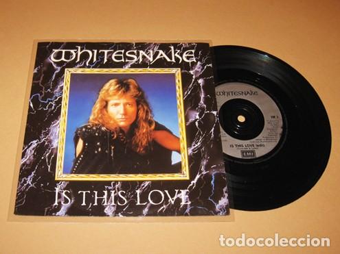 Discos de vinilo: WHITESNAKE - IS THIS LOVE - SINGLE - 1987 - UK - TEMAZO N&ordm;1 EN USA