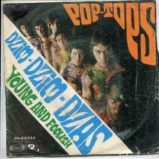 Disques de vinyle: POP-TOPS / DZIM-DZIM-DZAS / YOUNG AND FOOLISH (SINGLE MOVIEPLAY 1969). Lote 310598123