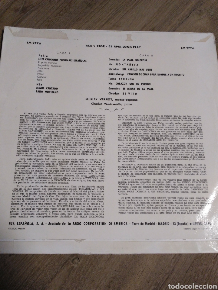 Discos de vinilo: Shirley verrett - Foto 2