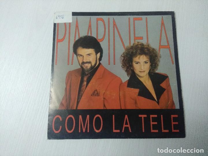 Discos de vinilo: PIMPINELA/COMA LA TELE/SINGLE PROMOCIONAL. - Foto 1