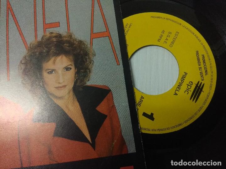 Discos de vinilo: PIMPINELA/COMA LA TELE/SINGLE PROMOCIONAL. - Foto 2
