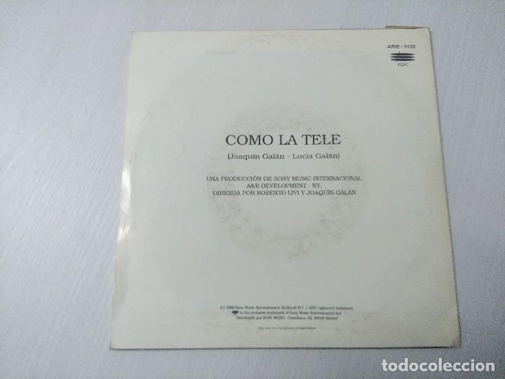 Discos de vinilo: PIMPINELA/COMA LA TELE/SINGLE PROMOCIONAL. - Foto 3