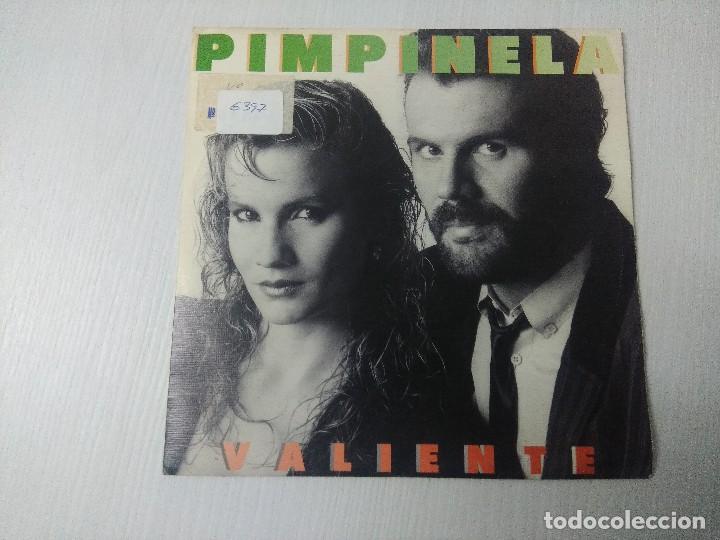 Discos de vinilo: PIMPINELA/VALIENTE/SINGLE PROMOCIONAL.. - Foto 1