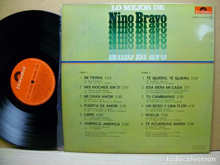 Discos de vinilo: Nino Bravo &ndash; Lo Mejor De... LP - Foto 2