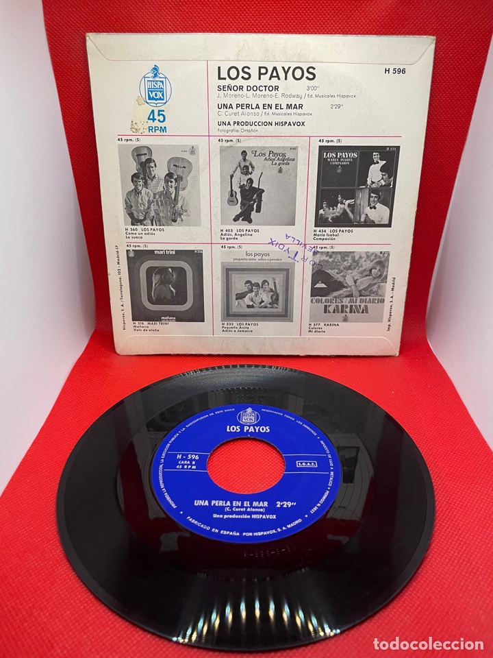 Discos de vinilo: Los Payos - Se&ntilde;or Doctor - 1970 - Foto 2