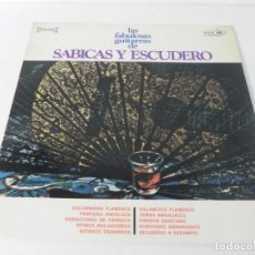 Discos de vinilo: LP LAS FABULOSAS GUITARRAS DE SABICAS Y ESCUDERO (COLOMBIANA FLAMENCA /....) MCA--1970. Lote 310658108