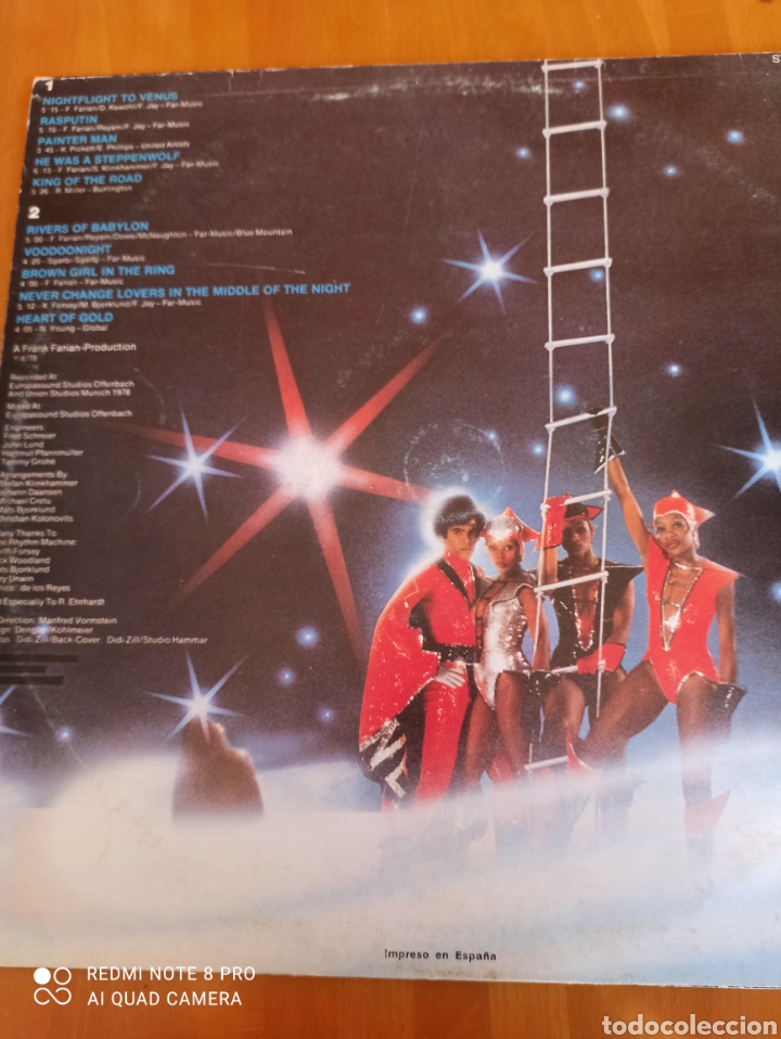 Discos de vinilo: Boney M. Night Flight to Venus - Foto 2