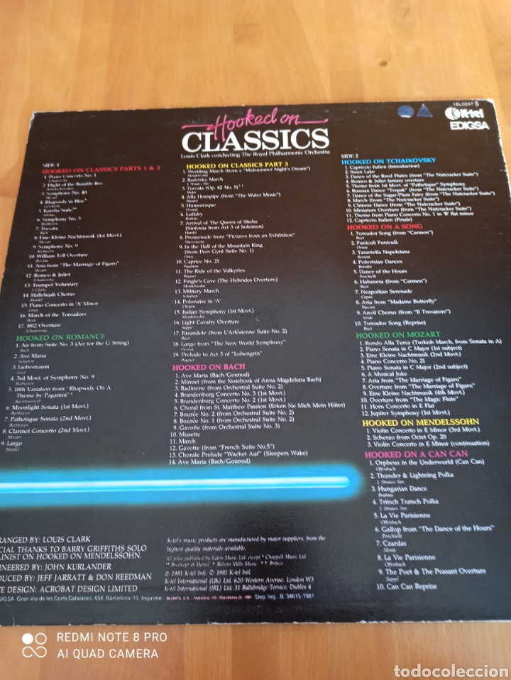 Discos de vinilo: The &Aacute;lbum Hooked on Cl&agrave;ssics. Louis Clark - Foto 2