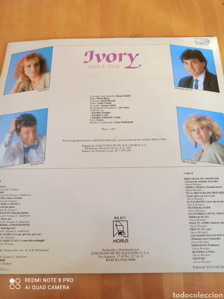 Discos de vinilo: Ivory. Abba & Stevie - Foto 2