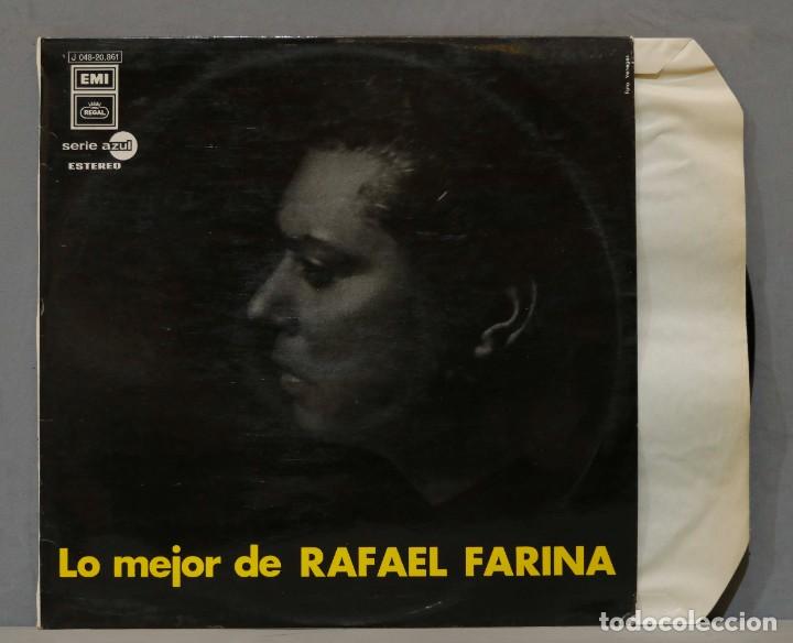 Discos de vinilo: LP. LO MEJOR DE RAFAEL FARINA - Foto 1
