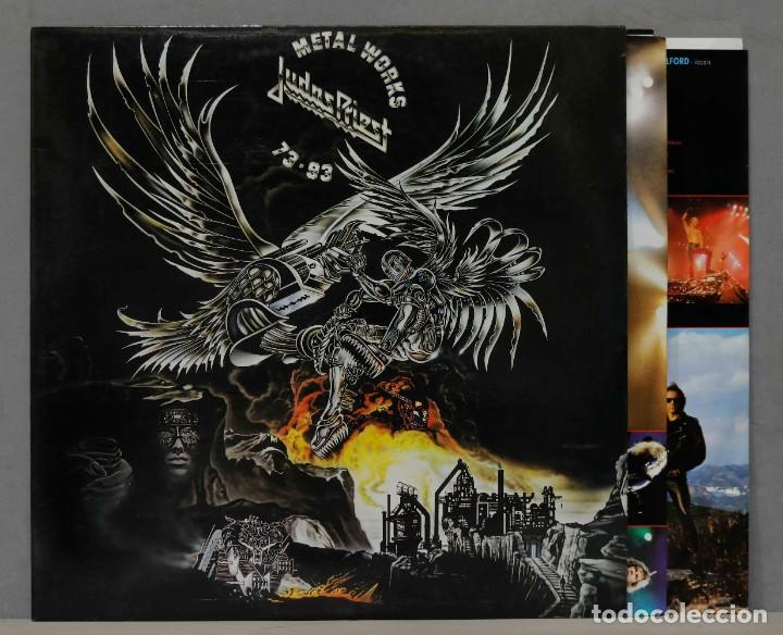 Discos de vinilo: 2 LP. JUDAS PRIEST. METAL WORK. 73-93 - Foto 1