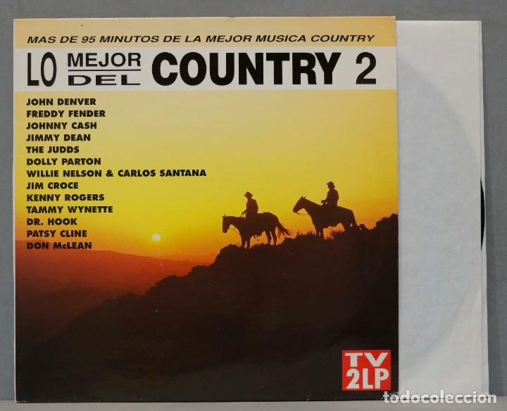 Discos de vinilo: 2 LP. LO MEJOR DEL COUNTRY 2 - Foto 1