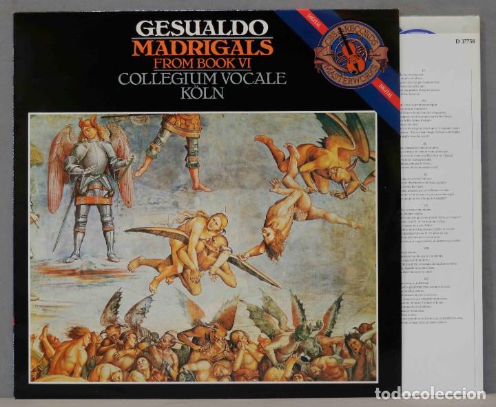 Dischi in vinile: LP. Gesualdo. Collegium Vocale K&ouml;ln. Madrigals From Book VI