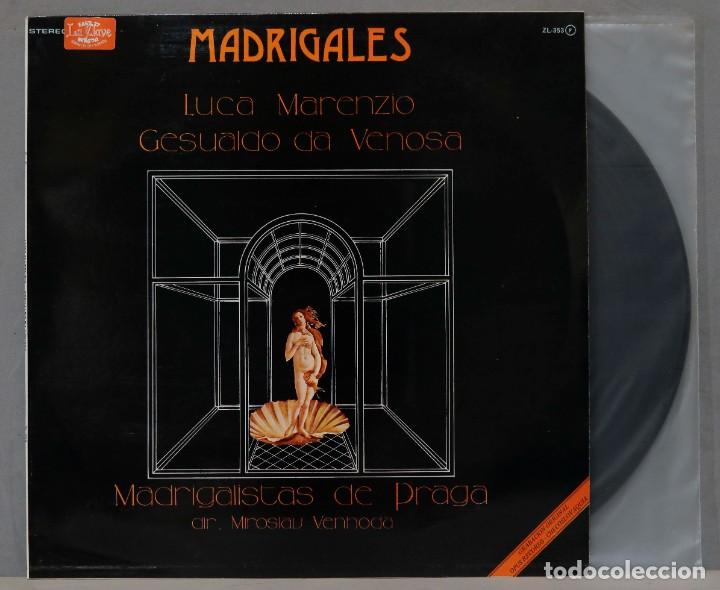 Dischi in vinile: LP. Venhoda. Luca Marenzio. Gesualdo Da Venosa. Madrigales