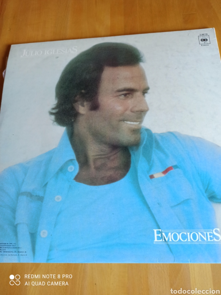 Discos de vinilo: Julio Iglesias. Emociones - Foto 2