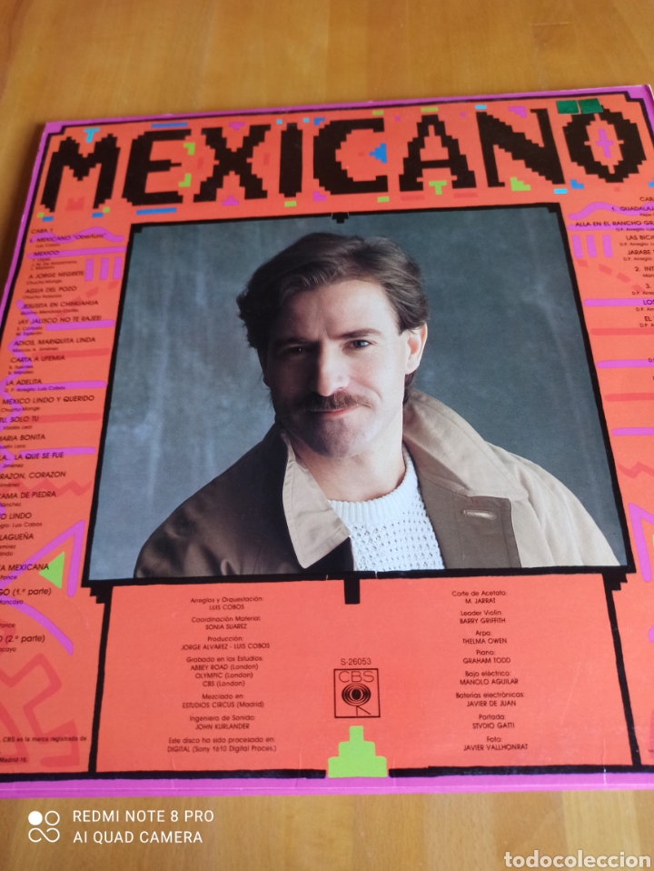 Discos de vinilo: Mexicano. Luis Cobos - Foto 2