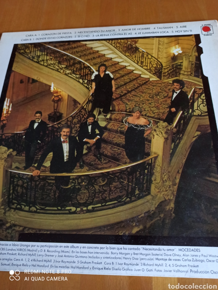 Discos de vinilo: Mocedades. Amor de hombre - Foto 3