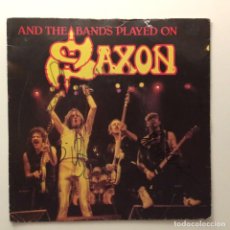 Discos de vinilo: SAXON – AND THE BANDS PLAYED ON / HUNGRY YEARS / HEAVY METAL THUNDER UK 1981 CARRERE