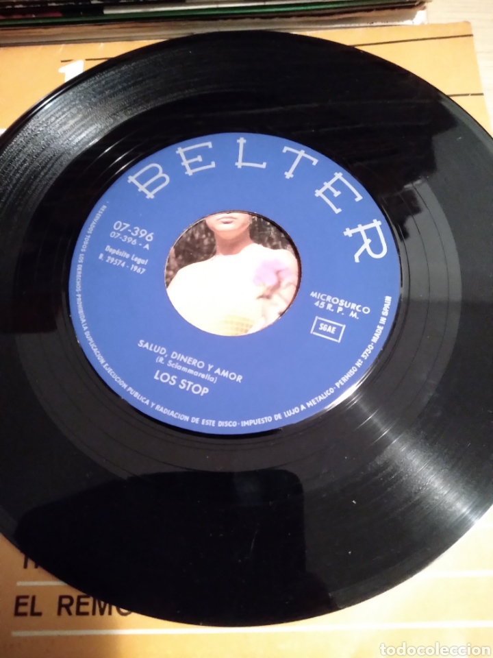 Discos de vinilo: Vinilo Single - LOS STOP &rdquo;TRES COSAS / EL REMO&rdquo; ES.67 - Foto 2