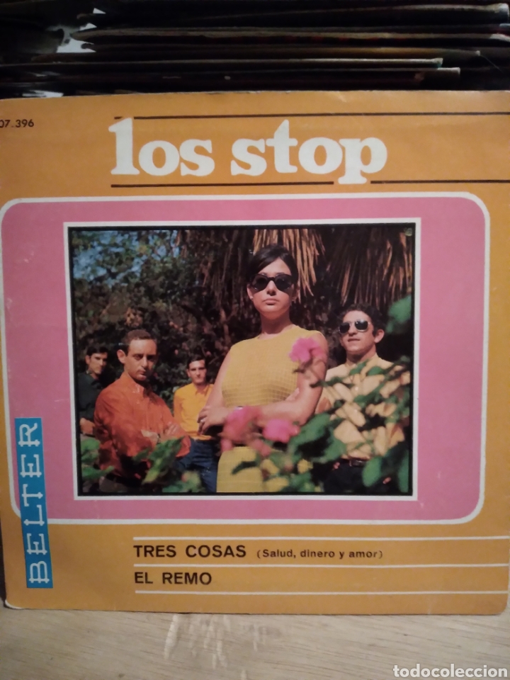 Discos de vinilo: Vinilo Single - LOS STOP &rdquo;TRES COSAS / EL REMO&rdquo; ES.67 - Foto 3