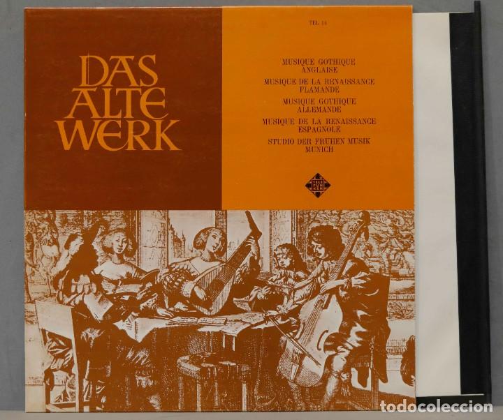 Vinyl-Schallplatten: LP. Musique Gothique Anglaise. Musique de la Renaissance Flamande. Musique Gothique Allemande. Mu