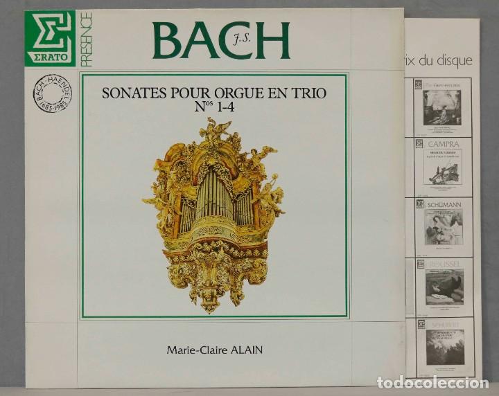 Vinyl-Schallplatten: LP. Bach. Marie-Claire Alain. Sonates Pour Orgue En Trio Nos 1-4