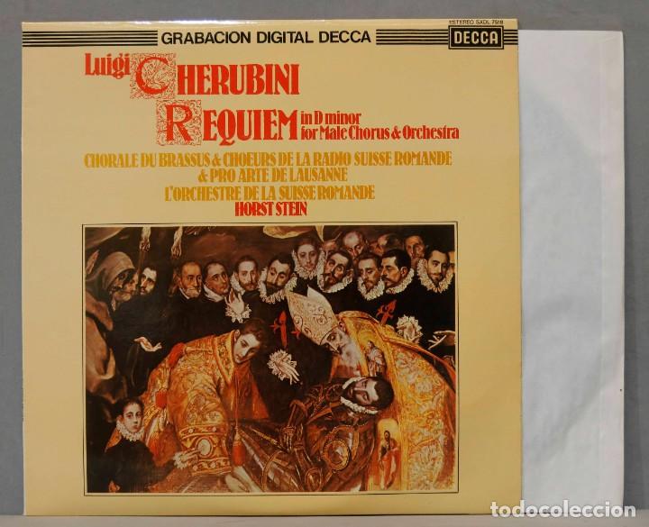 Vinyl-Schallplatten: LP. Stein. Requiem In D Minor For Male Chorus And Orchestra. CHERUBINI