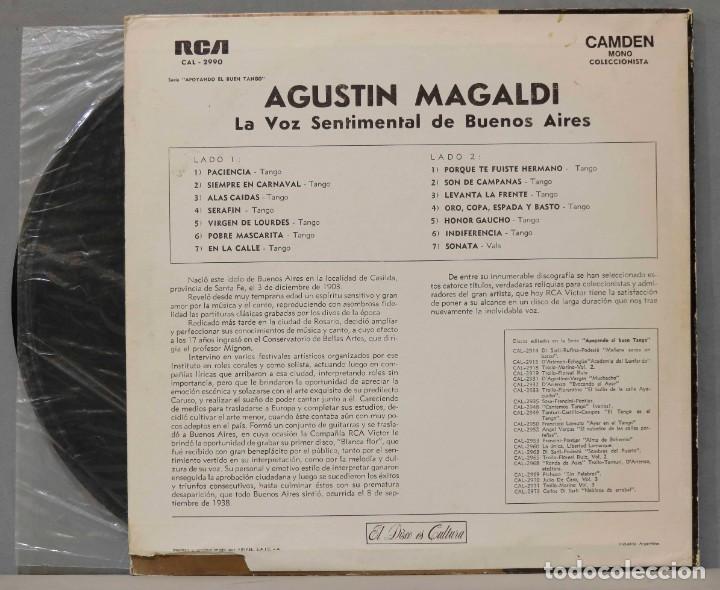Discos de vinilo: 2 LP. Agust&iacute;n Magaldi. La Voz Sentimental De Buenos Aires - Foto 2