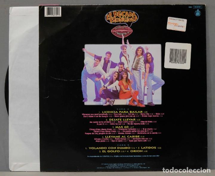Discos de vinilo: LP. LA DECADA PRODIGIOSA. LICENCIA PARA BAILAR - Foto 2
