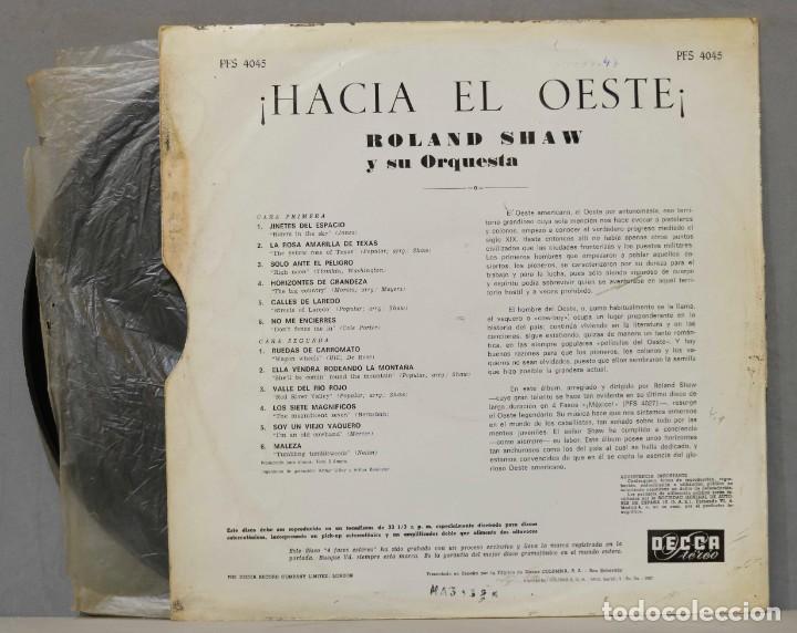 Discos de vinilo: LP. WESTWARD HO - Foto 2