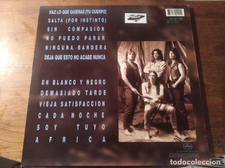 Discos de vinilo: BARRICADA - Por instinto ********* LP ESPA&Ntilde;OL 1991 IMPECABLE - Foto 2