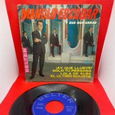 Discos de vinilo: MANOLO ESCOBAR Y SUS GUITARRAS - ¡AY QUE LLUEVE! - 1964