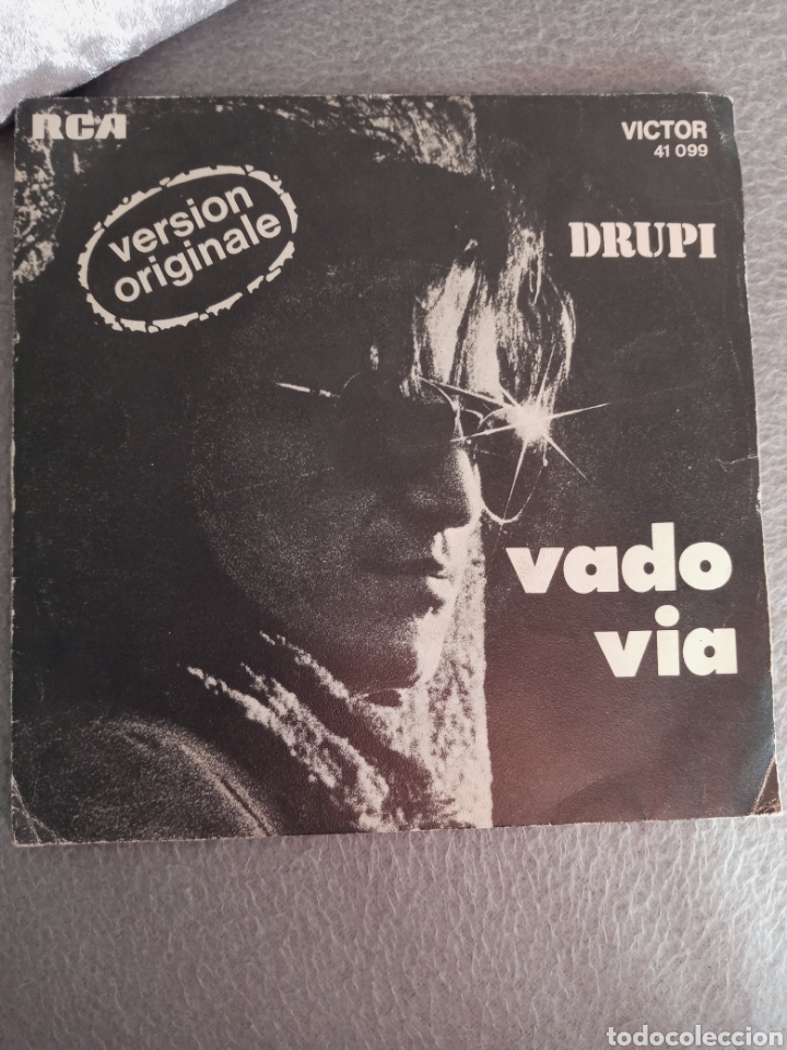 Discos de vinilo: Drupi-vado via..disco vinilo single - Foto 1