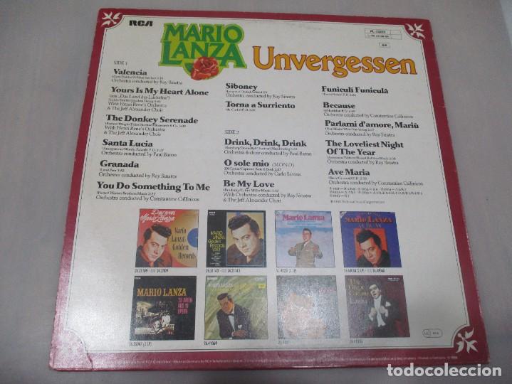 Discos de vinilo: MARIO LANZA Unvergessen DI1790 - Foto 2