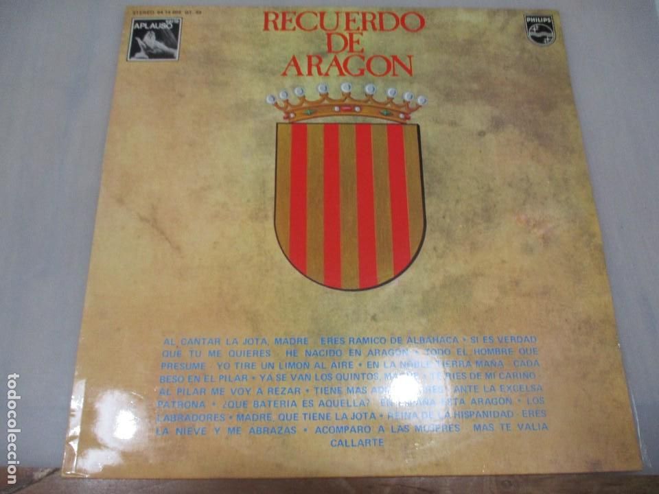 Discos de vinilo: RECUERDO DE ARAG&Oacute;N DI1813 - Foto 1