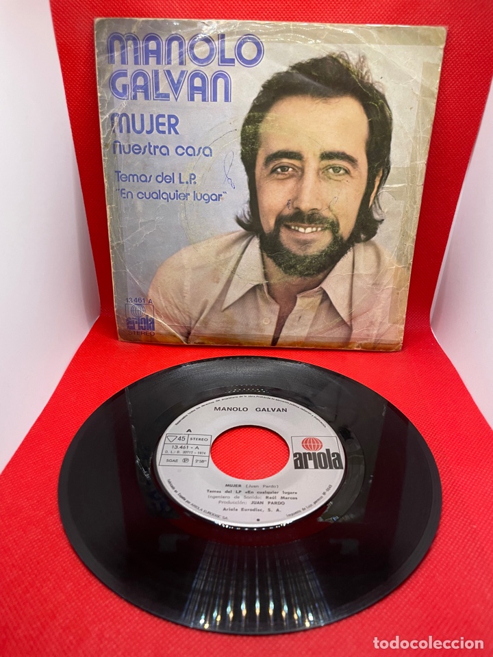 Discos de vinilo: Manolo Galvan - Mujer - 1974 - Foto 1