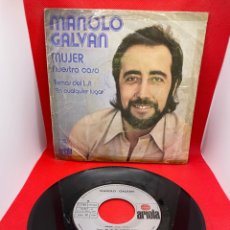 Discos de vinilo: MANOLO GALVAN - MUJER - 1974