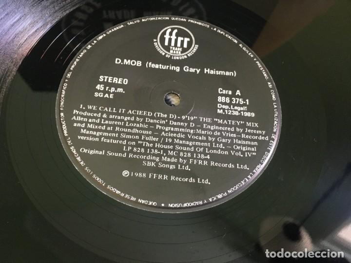 Discos de vinilo: D. Mob Featuring Gary Haisman &ndash; We Call It Acieed - Foto 5