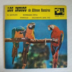 Discos de vinilo: LOS INDIOS DE ALFONSO RAMIREZ - EL GAVILAN +3 - EP RARO DE VINILO - BARCLAY SPAIN DE 1961 COMO NUEVO. Lote 310868943