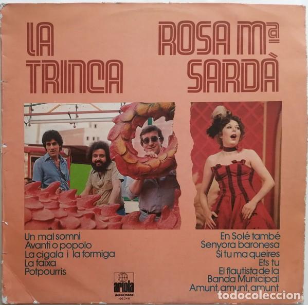 Discos de vinilo: ROSA M&ordf; SARDA - LA TRINCA. - Foto 1
