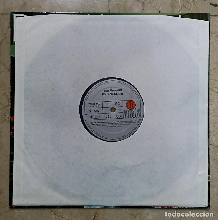 Discos de vinilo: LP PETER ALEXANDER - F&Uuml;R DICH, MUTTER - ARIOLA - Foto 3