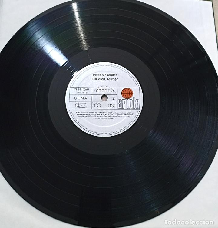 Discos de vinilo: LP PETER ALEXANDER - F&Uuml;R DICH, MUTTER - ARIOLA - Foto 4