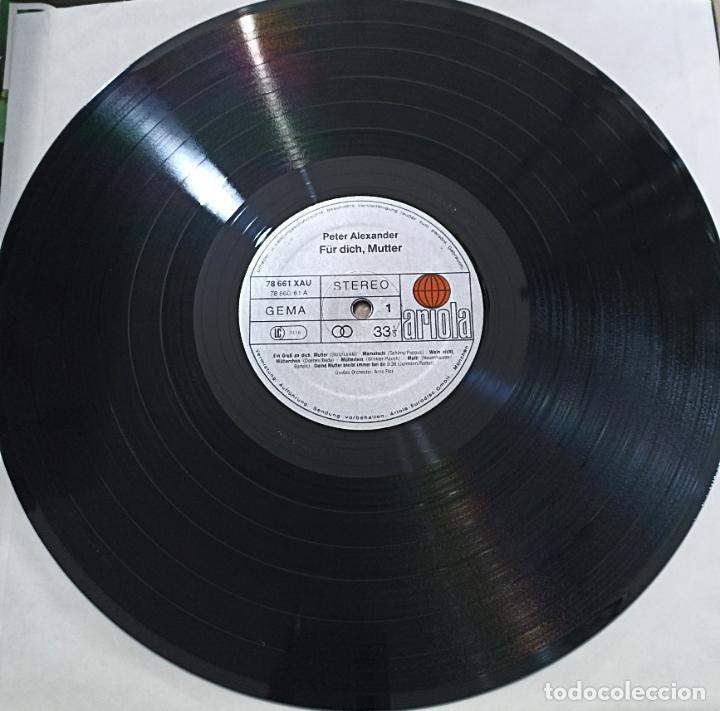 Discos de vinilo: LP PETER ALEXANDER - F&Uuml;R DICH, MUTTER - ARIOLA - Foto 5